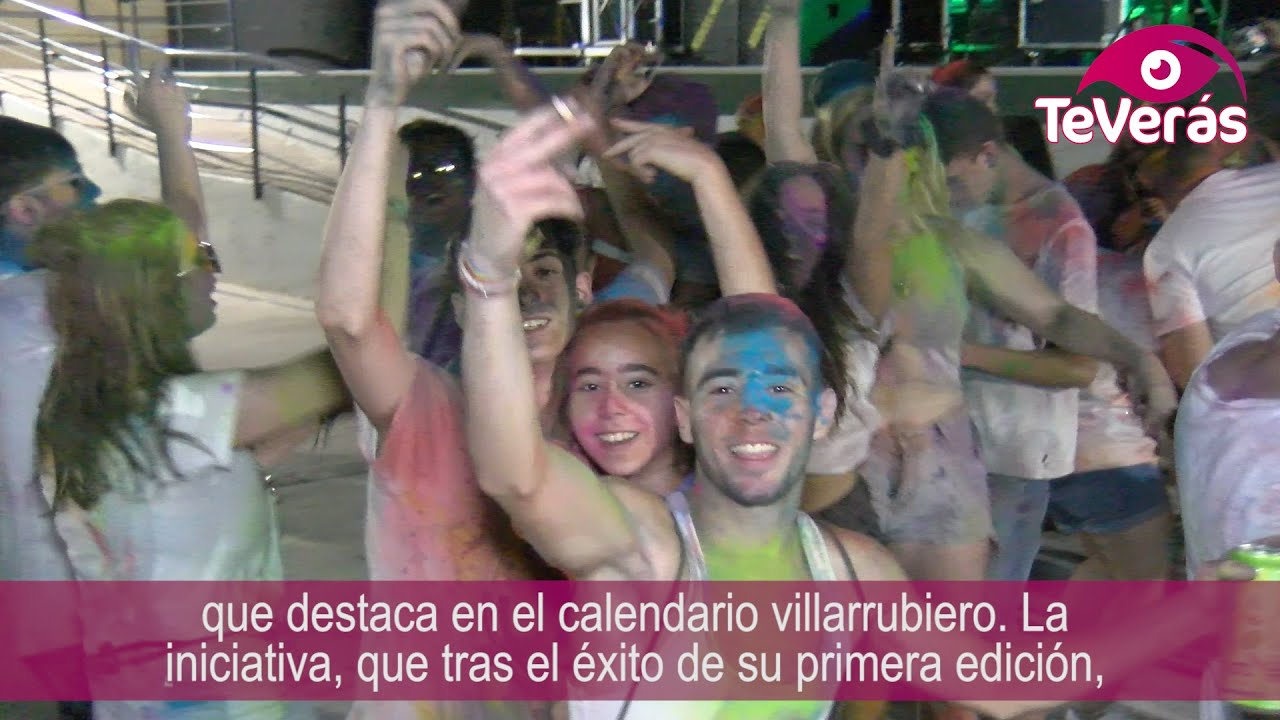 La II Semana de la Juventud villarrubiera concluye con Fiesta Holi