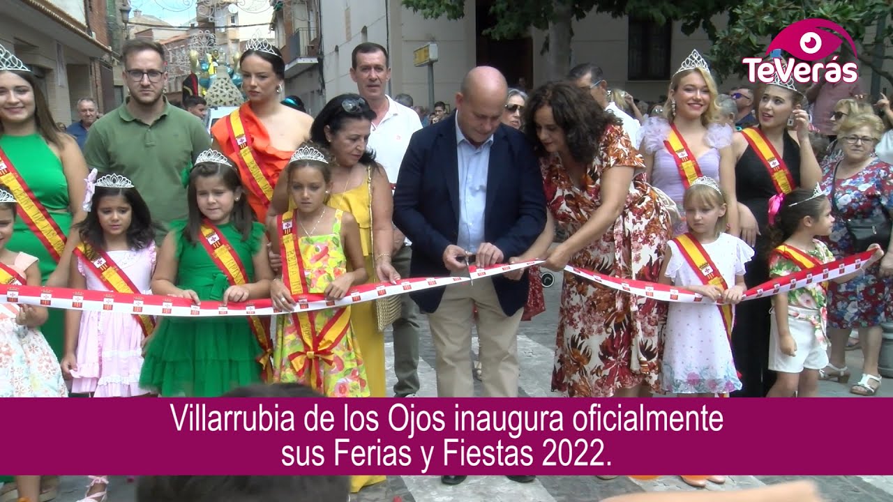 Villarrubia de los Ojos inaugura oficialmente sus Ferias y Fiestas 2022