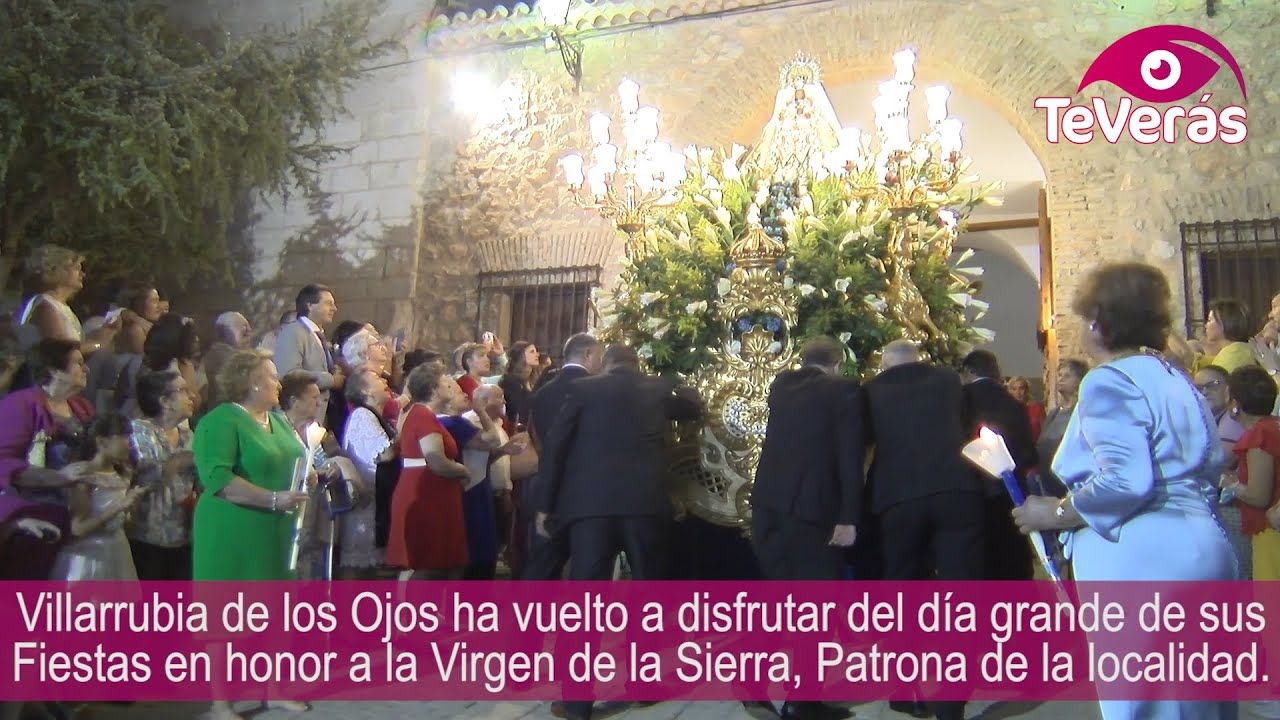 La Virgen de la Sierra vuelve a las calles de Villarrubia de los Ojos