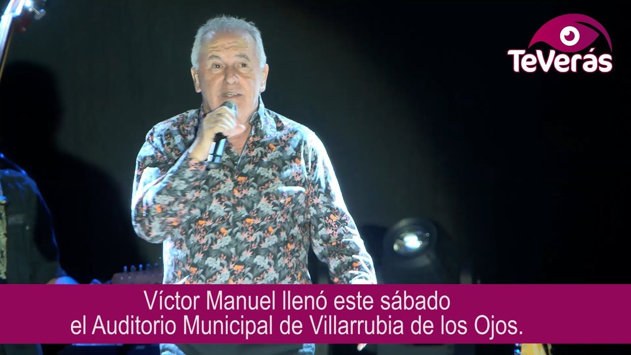 Víctor Manuel llena el Auditorio de Villarrubia de los Ojos