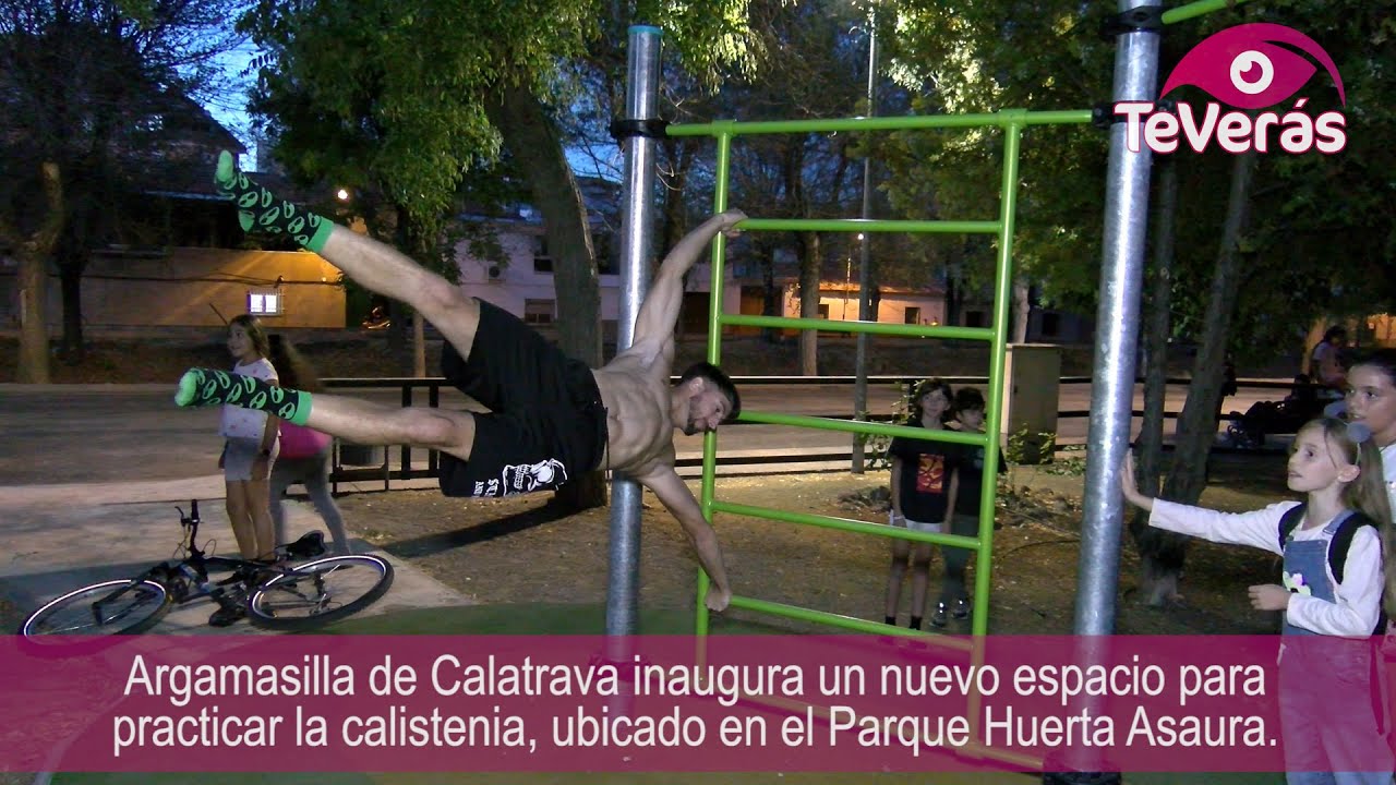Argamasilla de Calatrava inaugura un nuevo parque de calistenia