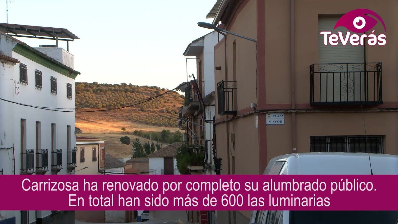Carrizosa renueva su alumbrado público