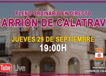 Pleno ordinario Carrión de Calatrava – 29/09/2022