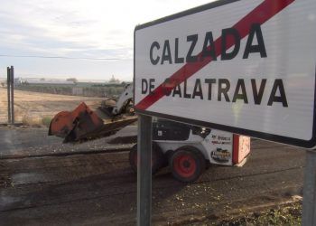 Importante inversión en la travesía principal de Calzada de Calatrava