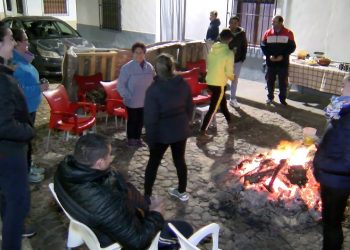 Las hogueras de San Antón ardieron en Almagro
