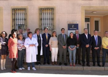 Firma del proyecto del nuevo centro de salud de Albaladejo