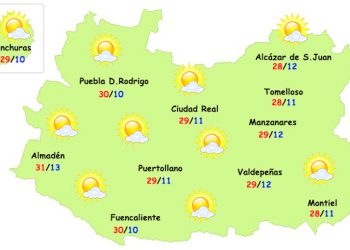 Tiempo soleado y ausencia de precipitaciones este fin de semana.