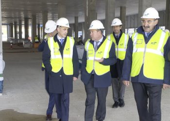 Las obras del nuevo hospital de Puertollano van a buen ritmo