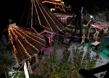 El Mirador de La Mancha brilla con un espectáculo de luces