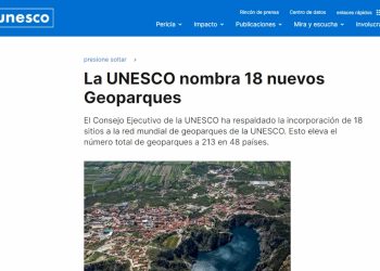 unesco geoparque volcanes