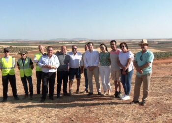 Valverde visita el circuito de Cózar