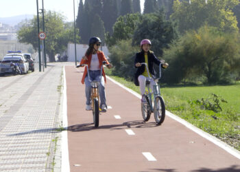 Inauguración de nuevo carril bici en Puertollano