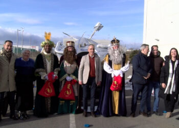 Los Reyes Magos llegan a Puertollano de manera espacial