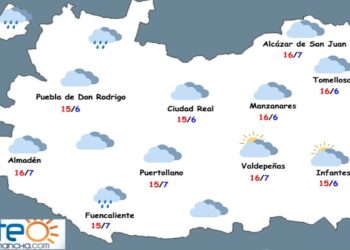 Lluvias débiles y temperaturas estables para este fin de semana