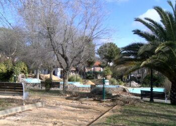 Villarrubia de los Ojos reforma su famoso Parque de la Paz