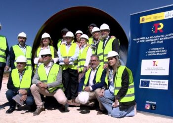 Visita a las obras del Estrecho de Peñarroya