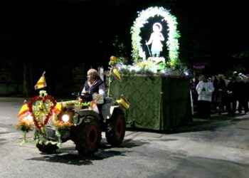Argamasilla traslada a San Isidro Labrador hasta la Iglesia Parroquial