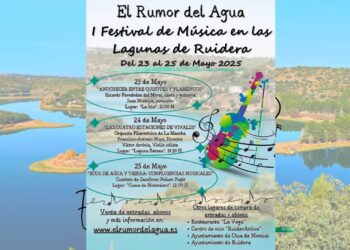 Del 23 al 25 de mayo las Lagunas de Ruidera acogerán el festival de música “El rumor del agua”