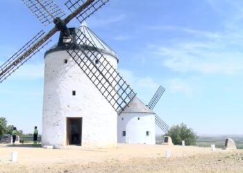 El Molino Sansón Carrasco de Puerto Lápice, reformado y apto para la molienda