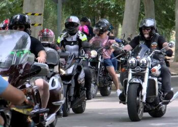 Más de 300 motoristas participan en la Ruta Turística por el Valle de Alcudia dentro del evento PuertoRiders
