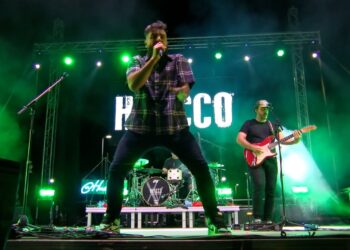 Calzada de Calatrava vibra con el concierto de Huecco durante sus fiestas del Jubileo 2025