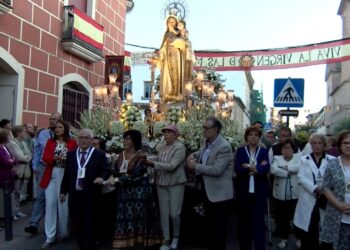Herencia finaliza sus fiestas con la esperada procesión de la Virgen de las Mercedes