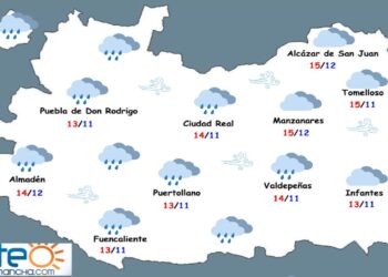 Fin de semana lluvioso con rachas de viento