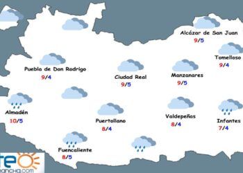 Fin de semana con cielos nubosos, lluvias y subida de temperaturas