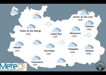 Fin de semana con pocas precipitaciones, cielos nubosos y temperaturas estables