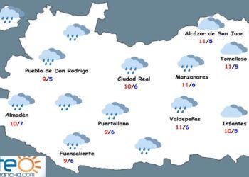 Temperaturas bajo cero y lluvias por toda la provincia
