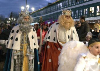 Melchor, Gaspar y Baltasar han llegado a Almagro para repartir sus regalos.