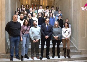 Valverde destaca ante estudiantes franceses el papel práctico de la Diputación de Ciudad Real