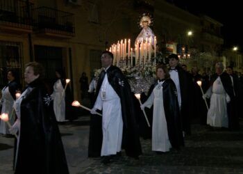 Santa Cruz de Mudela estrena un paso procesional de la Hermandad de la Virgen de la Soledad
