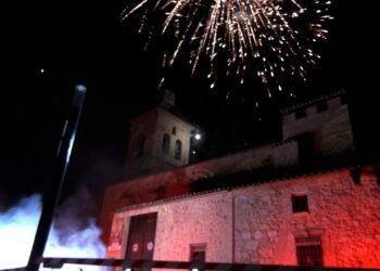 Carrión finaliza sus fiestas con música y espectáculo piromusical