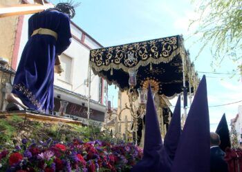 Malagón se rinde ante el esperado Encuentro entre el Nazareno y la Virgen de los Dolores