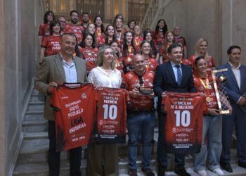 La Diputación recibe al Balonmano Pozuelo