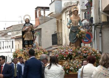 Los vecinos de Villarrubia honran a San Isidro y a Santa María de la Cabeza