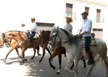 Pasacalles ecuestre por Almagro dentro de la Feria de la Primavera