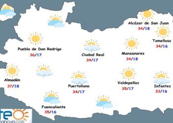 Último fin de semana de Mayo con temperaturas altas y chubascos dispersos