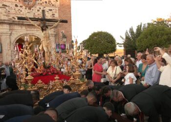 Calzada de Calatrava celebró la procesión del Cristo Salvador del Mundo